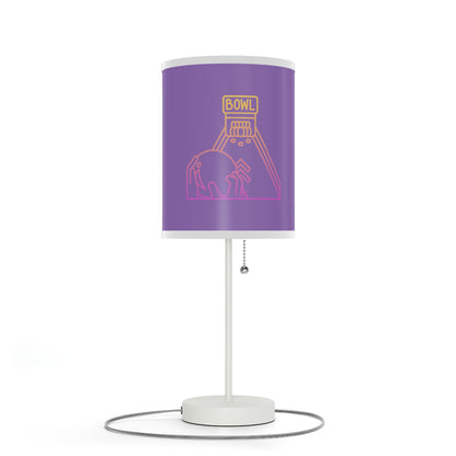 Lamp on a Stand, US|CA plug: Bowling Lite Purple