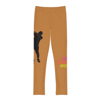 Youth Full-Length Leggings: Dance Lite Brown