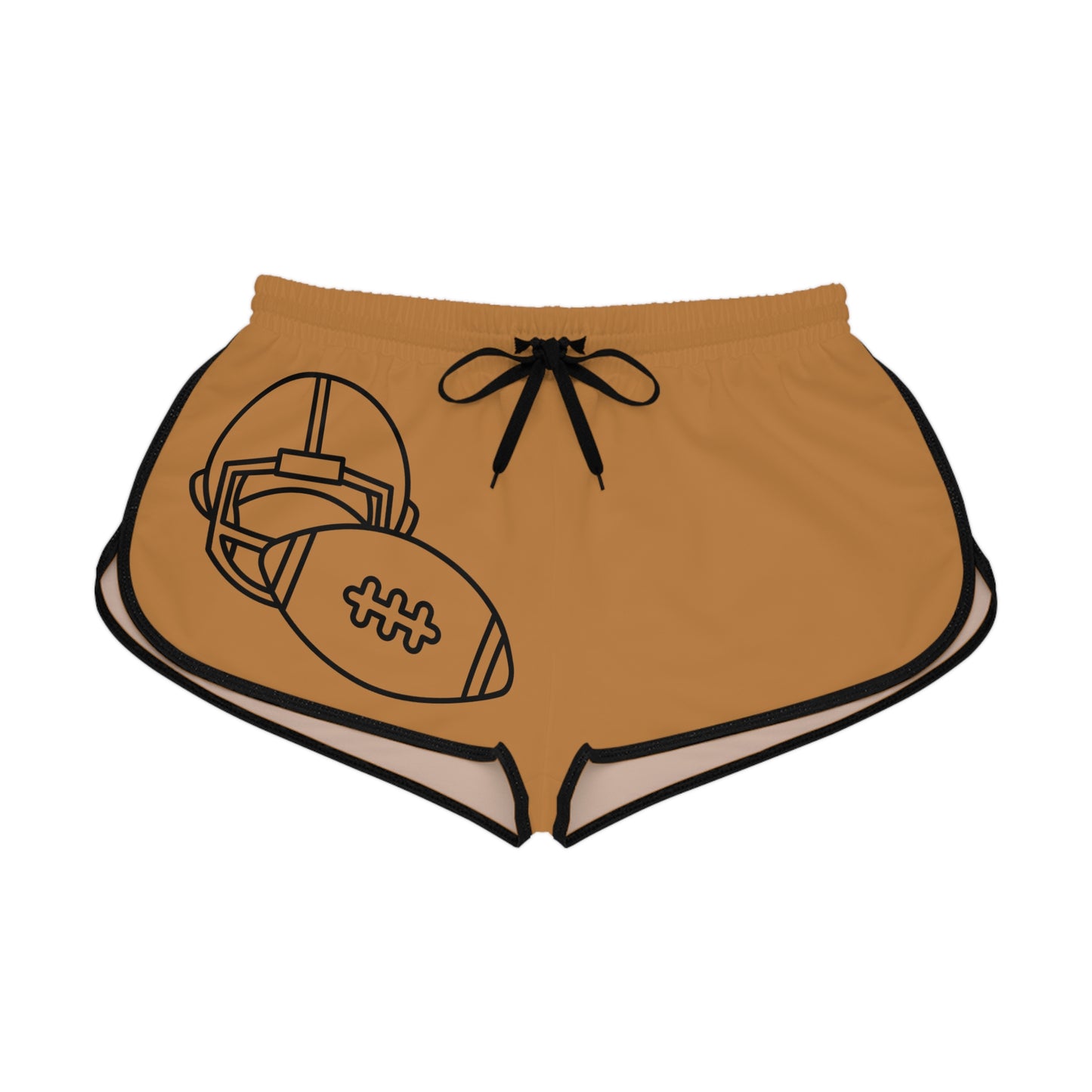 Women's Relaxed Shorts: Football Lite Brown