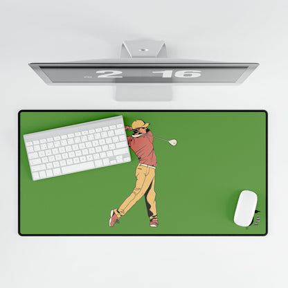 Desk Mats: Golf Green