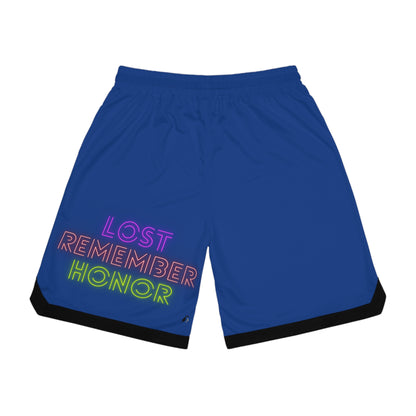 Basketball Rib Shorts: Weightlifting Dark Blue