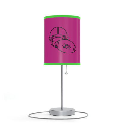 Lamp on a Stand, US|CA plug: Football Pink 