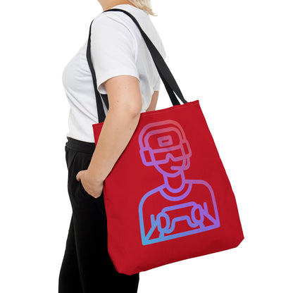 Tote Bag: Gaming Dark Red