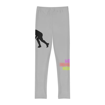 Youth Full-Length Leggings: Hockey Lite Grey