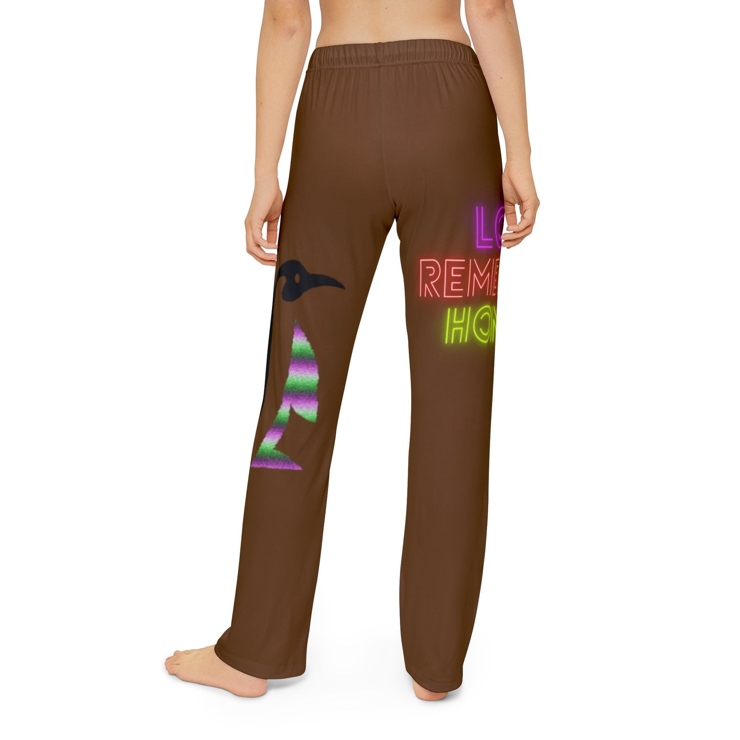 Kids Pajama Pants: Lost Remember Honor Brown