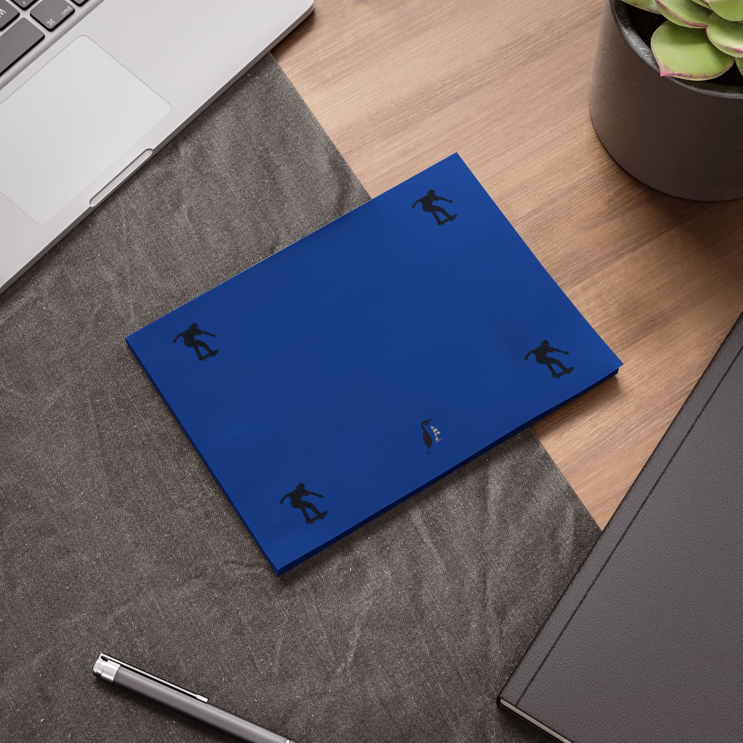 Post-it® Note Pads: Skateboarding Dark Blue