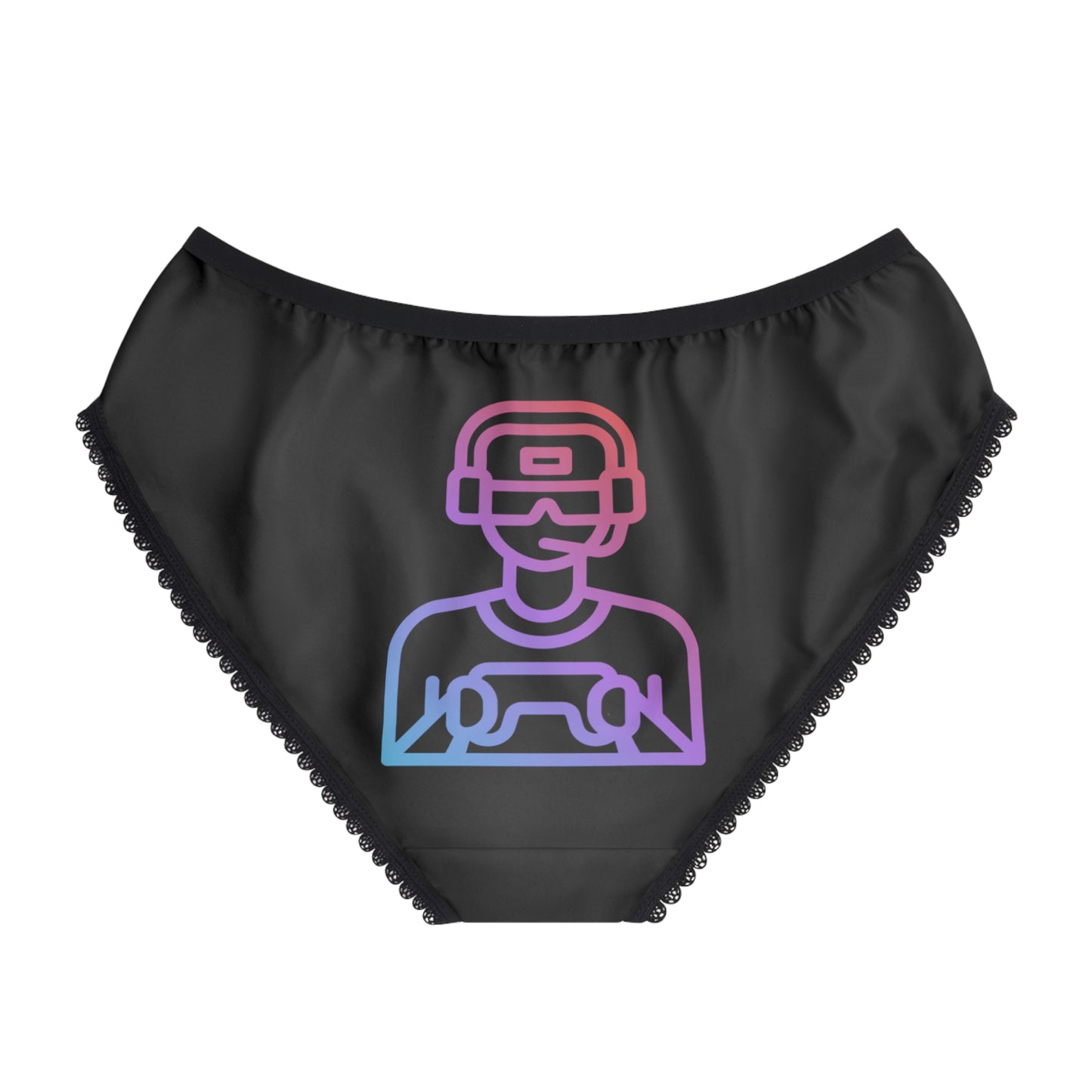 Women's Briefs: Gaming Black