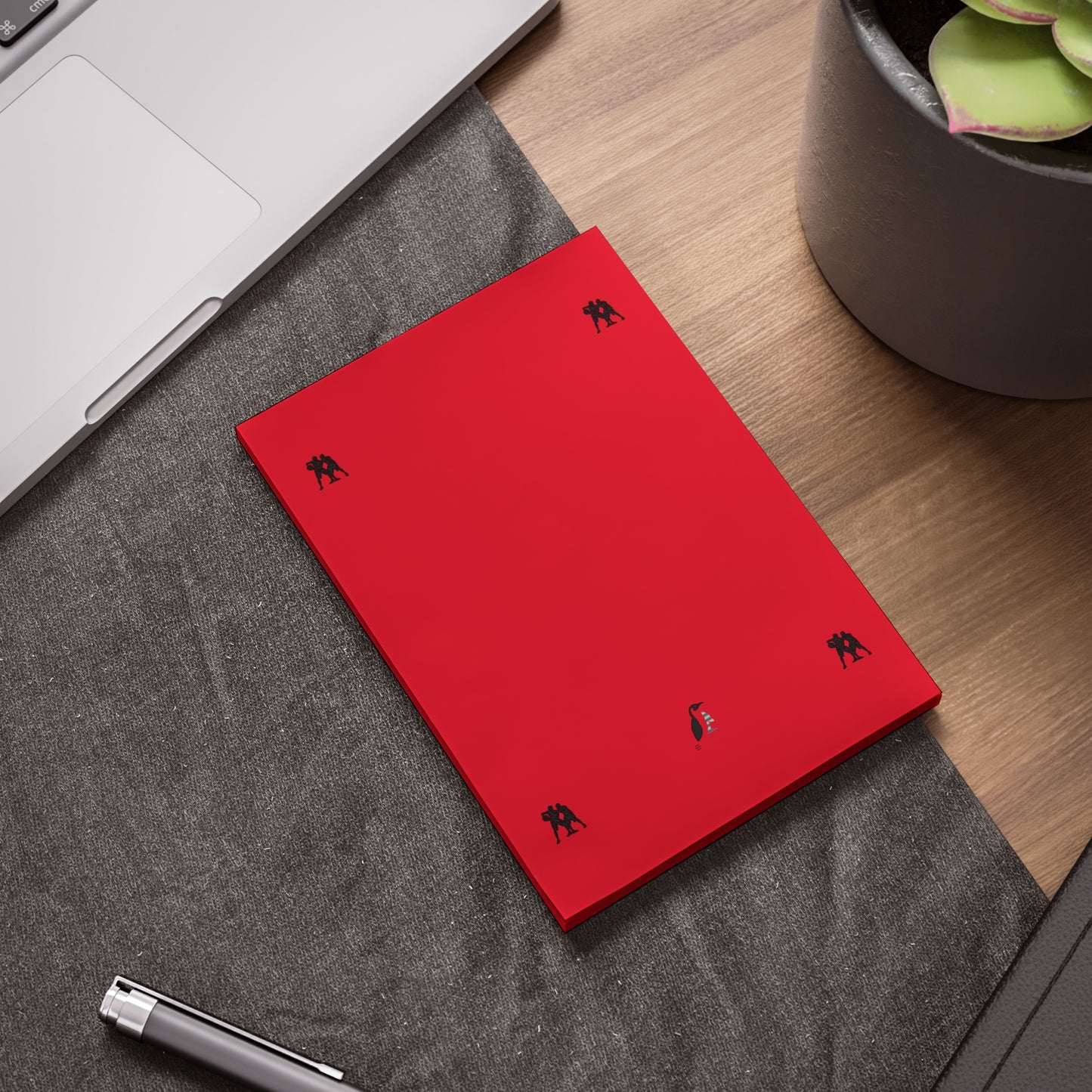 Post-it® Note Pads: Basketball Dark Red