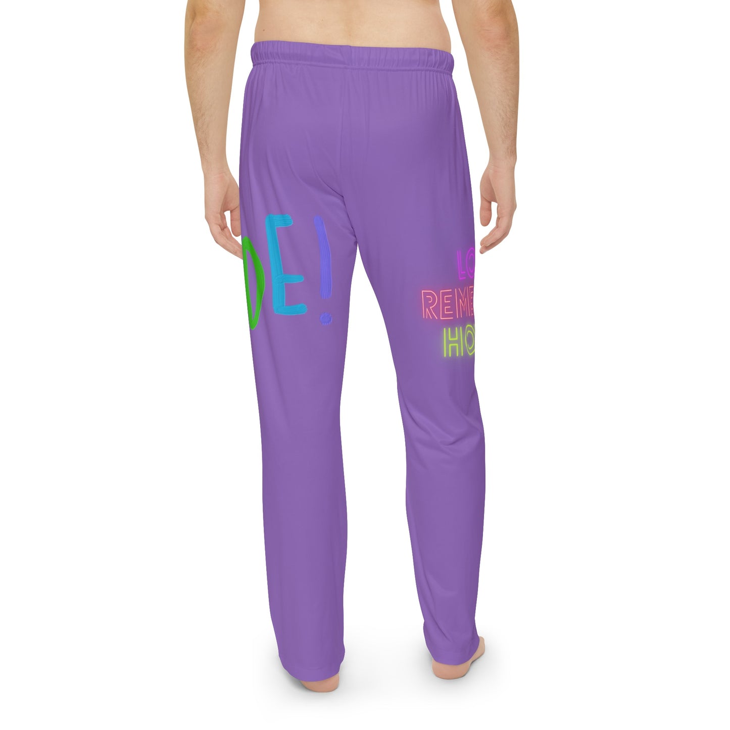 Men's Pajama Pants: LGBTQ Pride Lite Purple