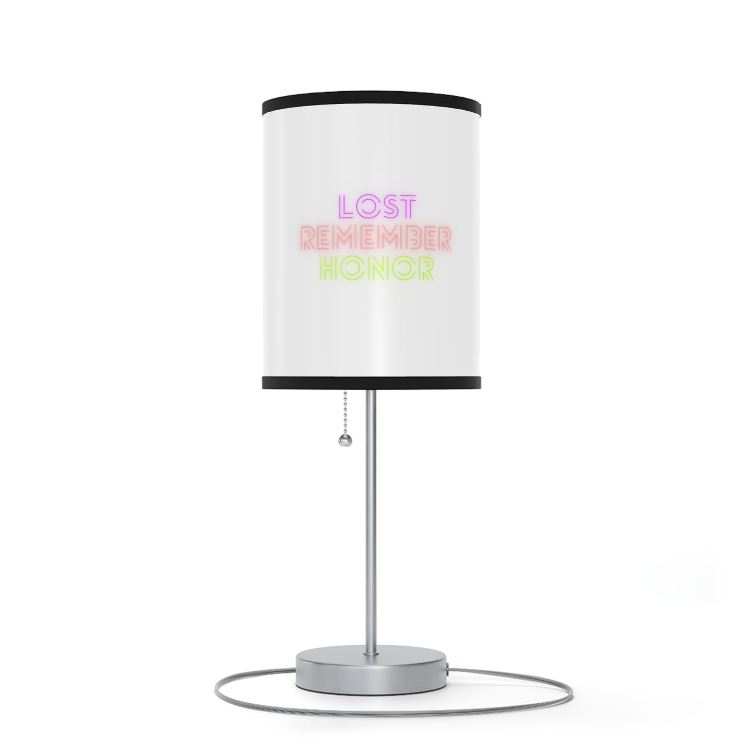 Lamp on a Stand, US|CA plug: Football White