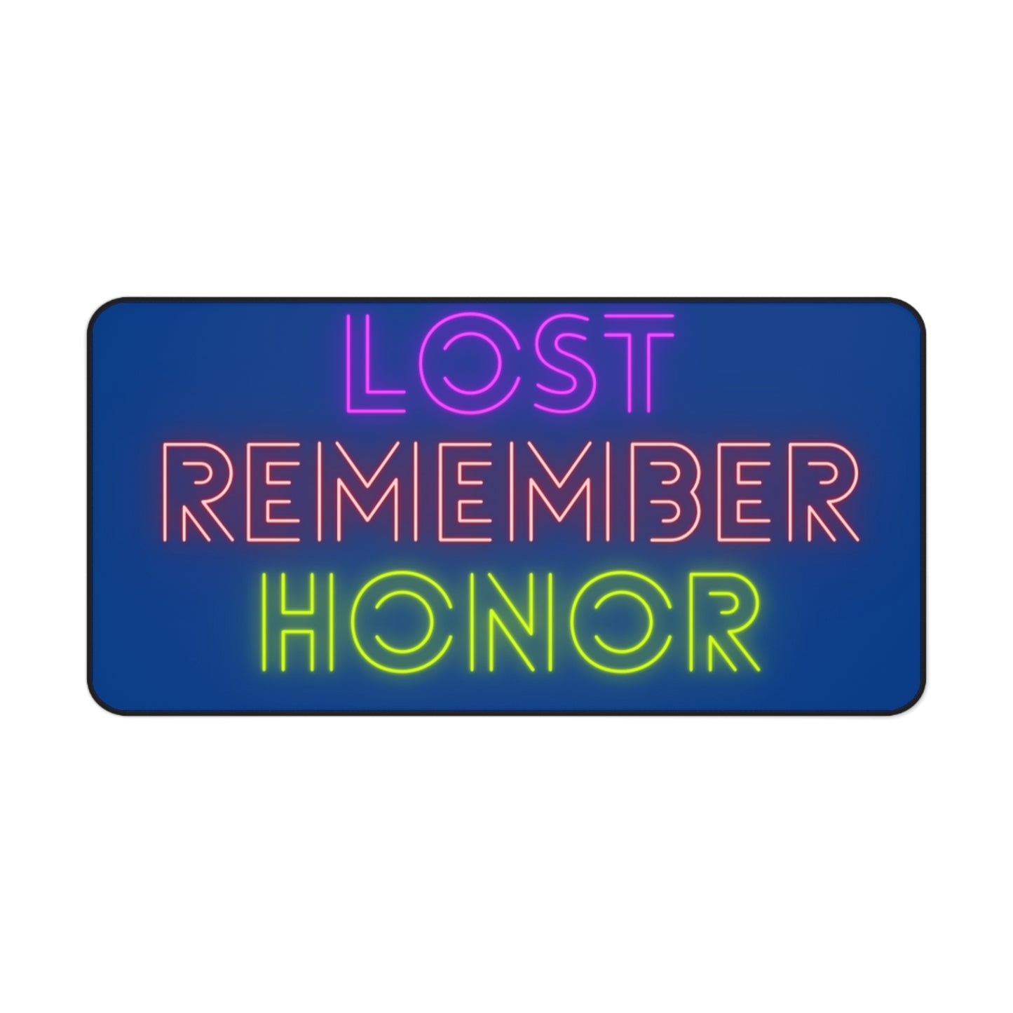 Desk Mat: Lost Remember Honor Dark Blue