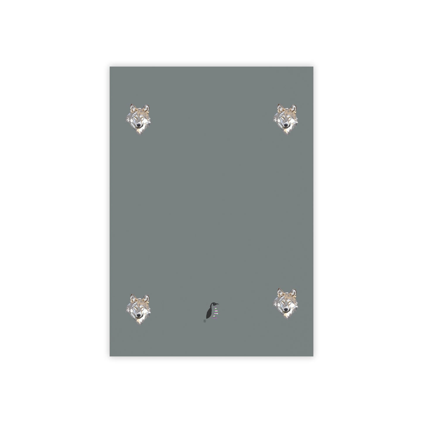 Post-it® Note Pads: Wolves Dark Grey