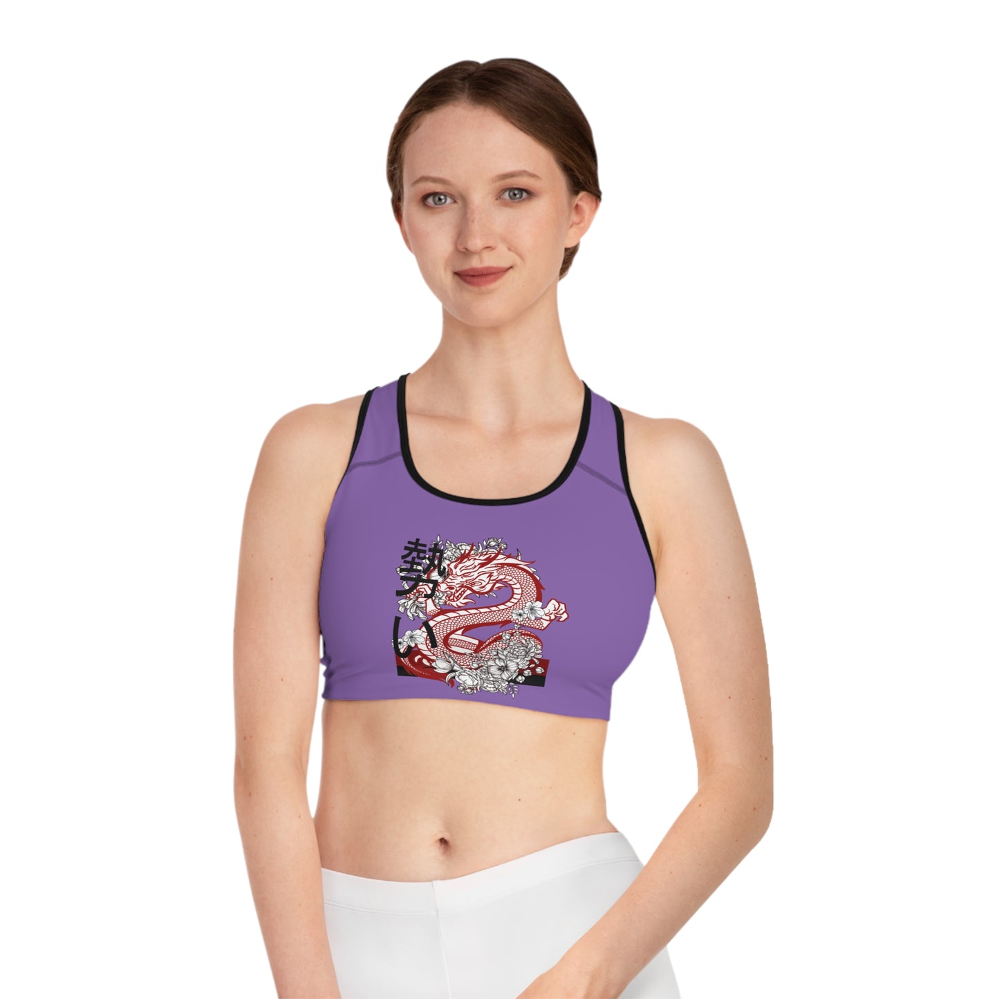 Sports Bra: Dragons Lite Purple