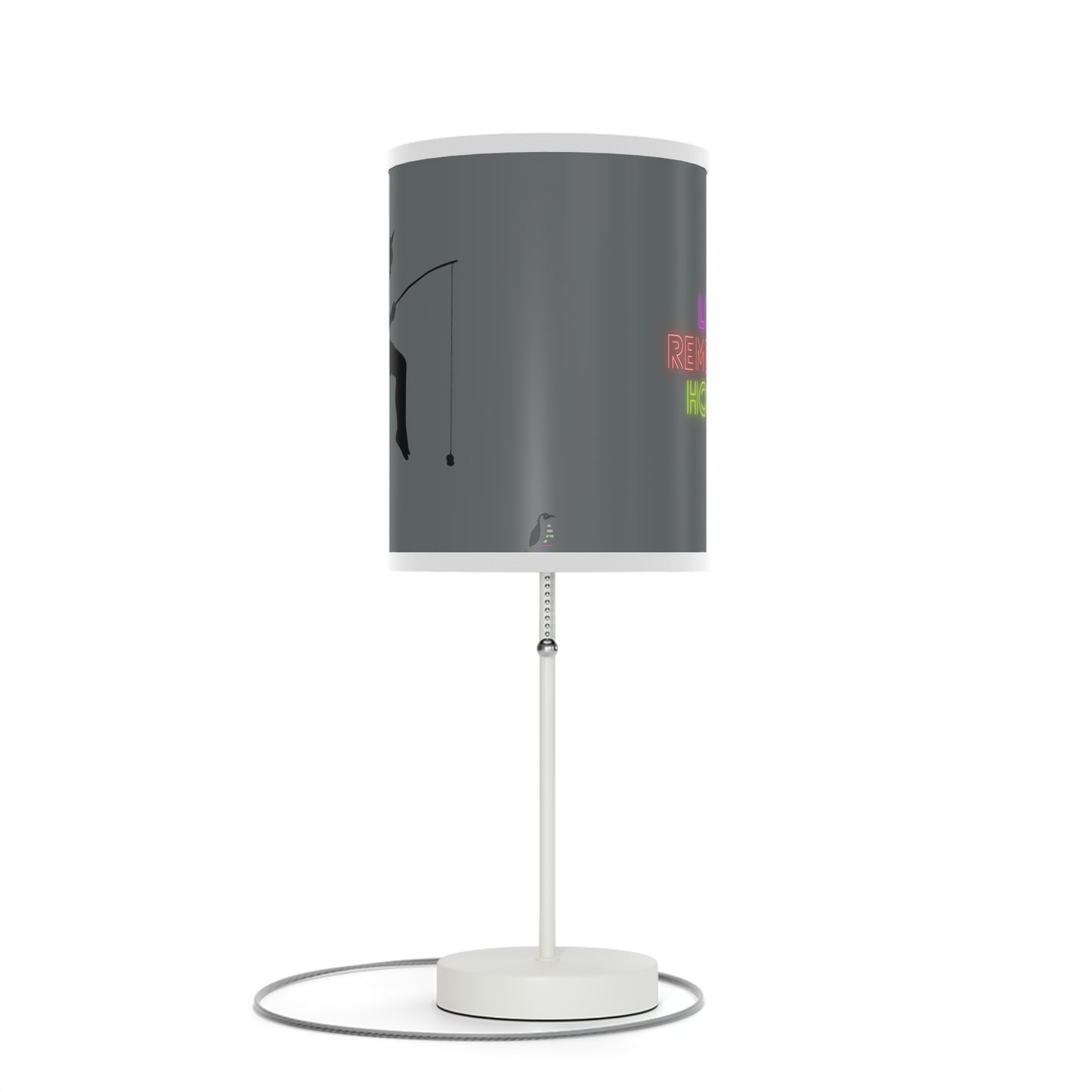 Lamp on a Stand, US|CA plug: Fishing Dark Grey 