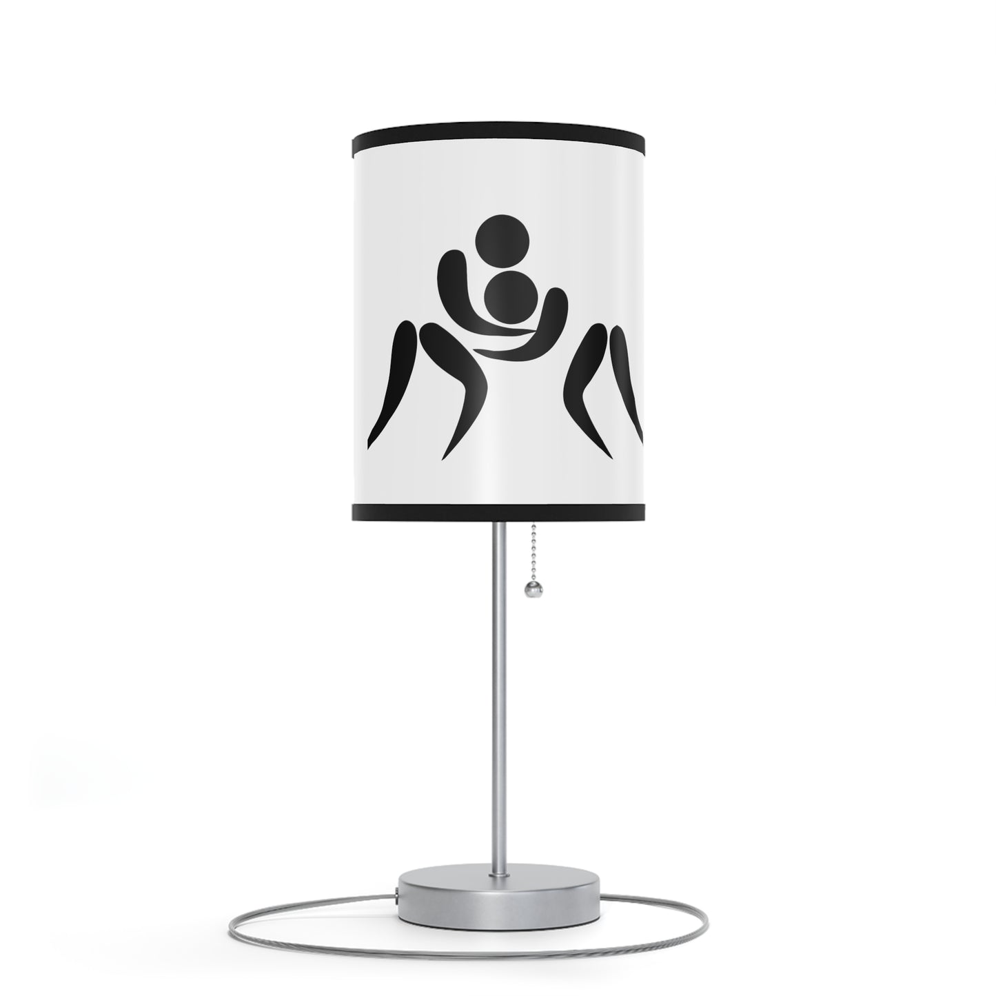 Lamp on a Stand, US|CA plug: Wrestling White