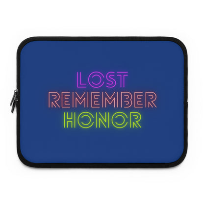 Laptop Sleeve: Lost Remember Honor Dark Blue