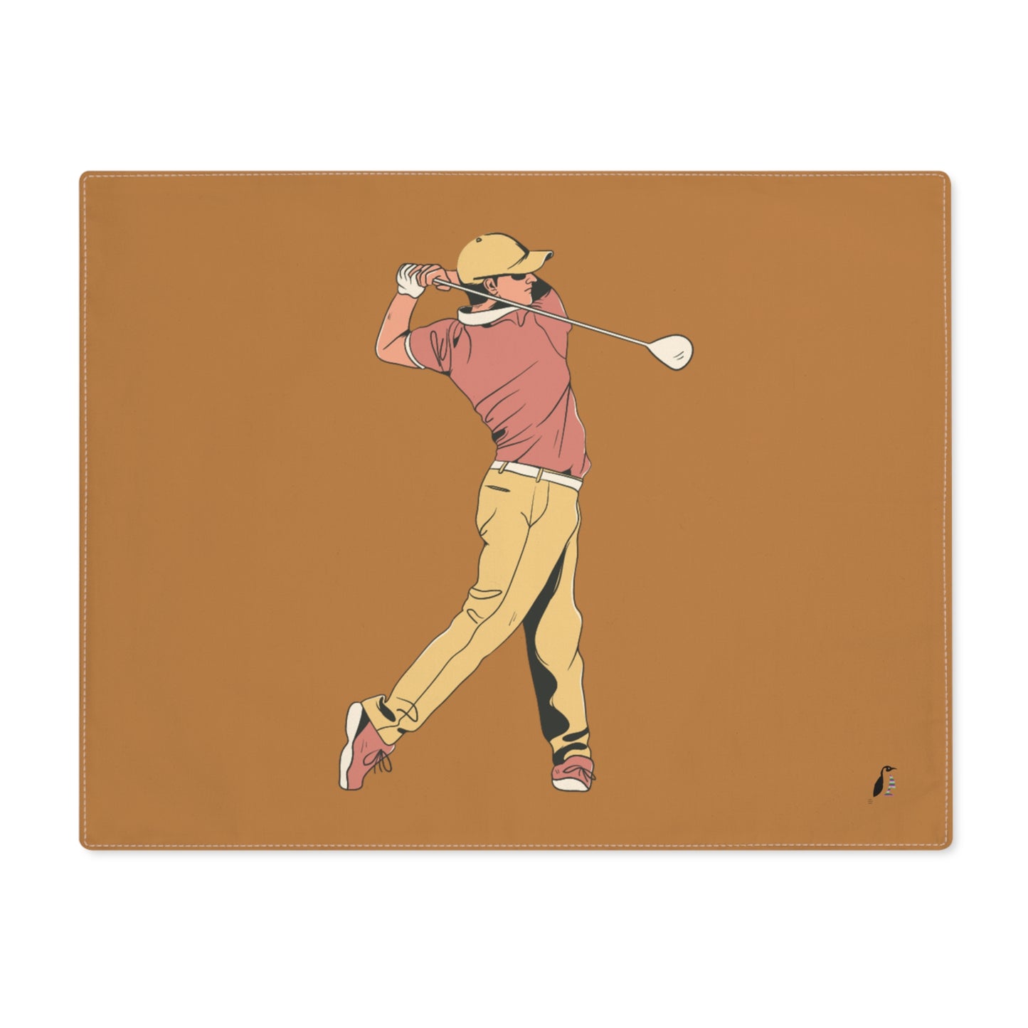 Placemat, 1pc: Golf Lite Brown