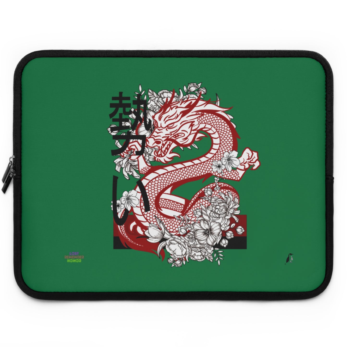 Laptop Sleeve: Dragons Dark Green