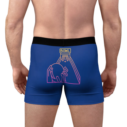 Men's Boxer Briefs: Bowling Dark Blue