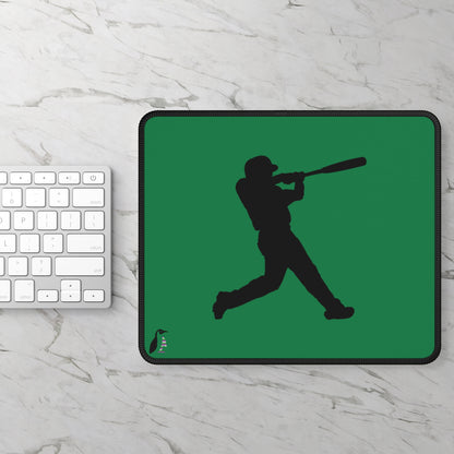 Gaming Mouse Pad: Baseball Dark Green