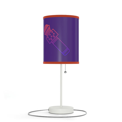 Lamp on a Stand, US|CA plug: Music Purple