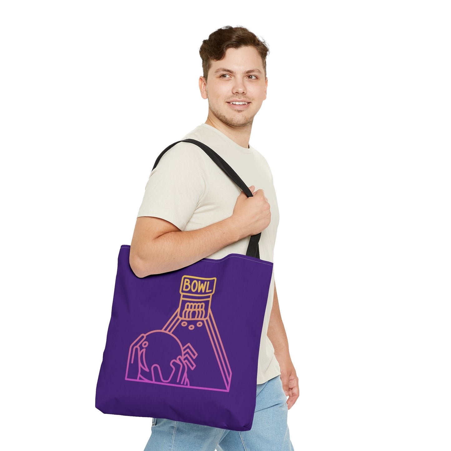 Tote Bag: Bowling Purple