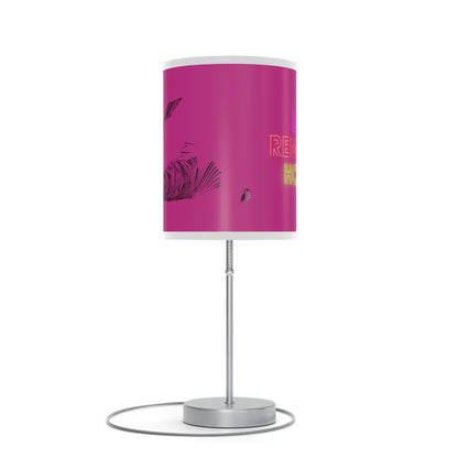 Lamp on a Stand, US|CA plug: Writing Pink