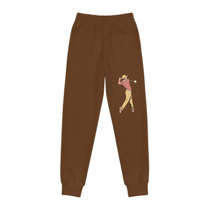 Youth Joggers: Golf Brown