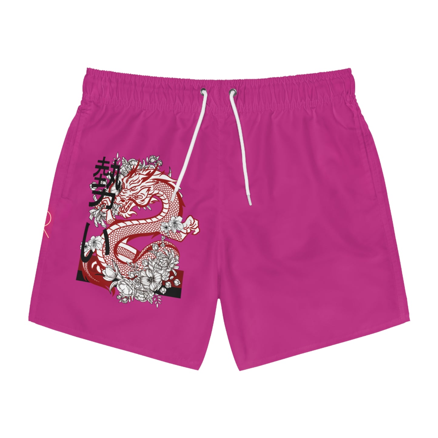 Swim Trunks: Dragons Pink