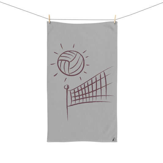 Hand Towel: Volleyball Lite Grey