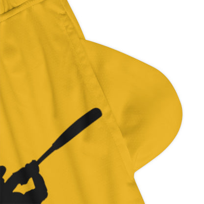 Basketball Rib Shorts: Baseball Yellow