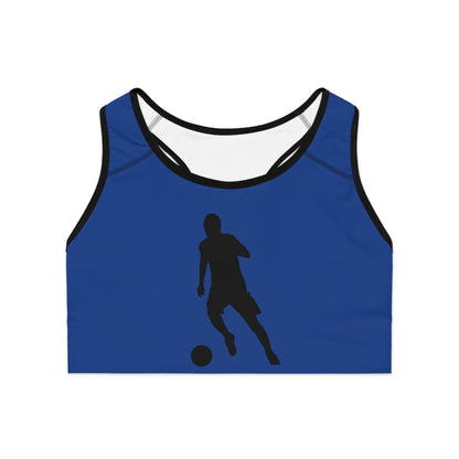 Sports Bra: Soccer Dark Blue