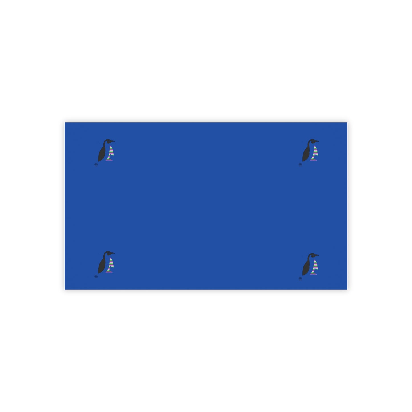 Post-it® Note Pads: Crazy Penguin World Logo Dark Blue