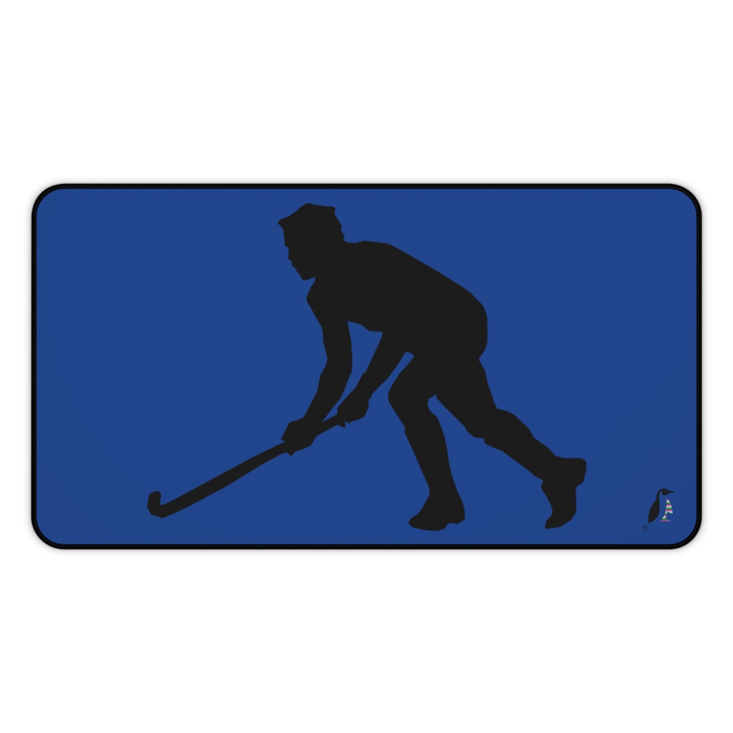 Desk Mat: Hockey Dark Blue