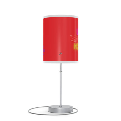 Lamp on a Stand, US|CA plug: Music Red