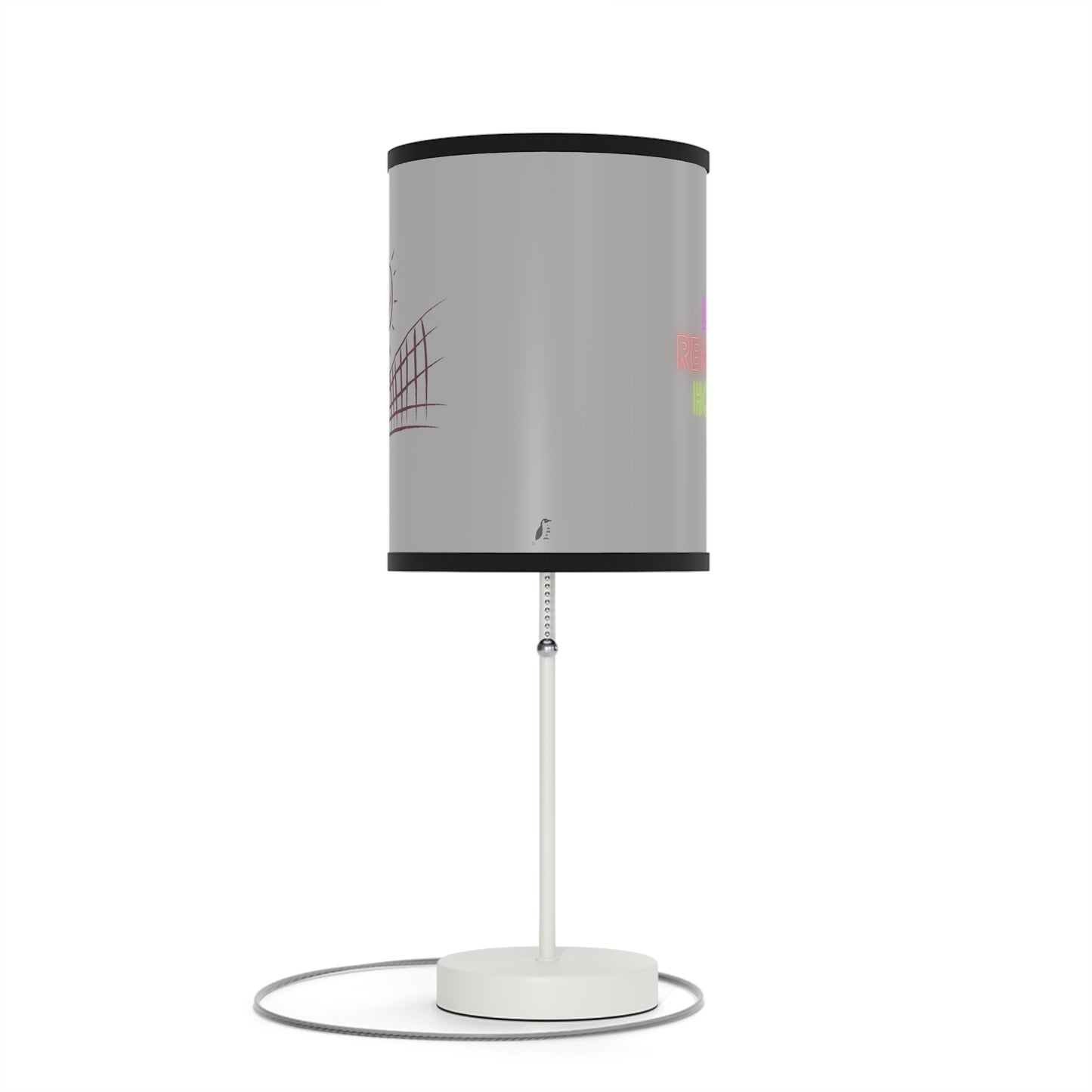 Lamp on a Stand, US|CA plug: Volleyball Lite Grey