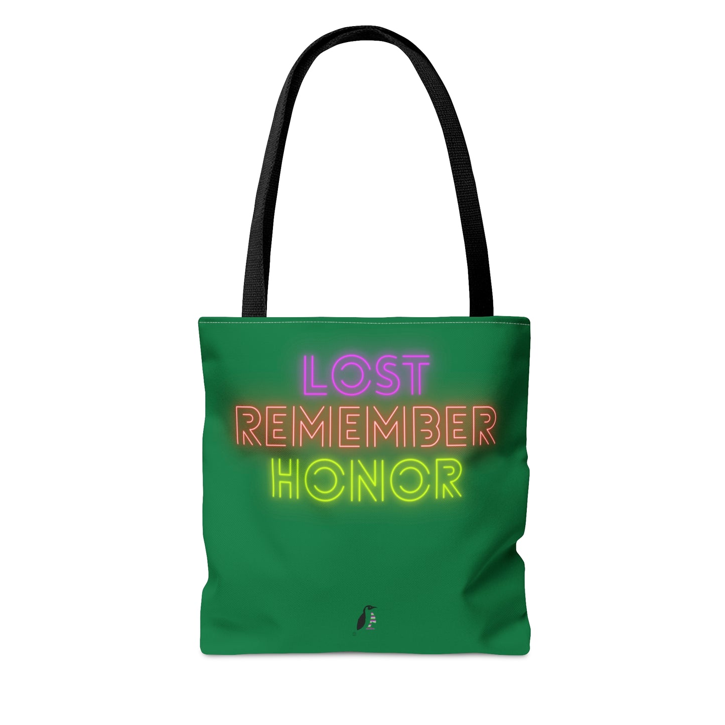 Tote Bag: Music Dark Green