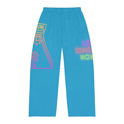 Men's Pajama Pants: Bowling Turquoise