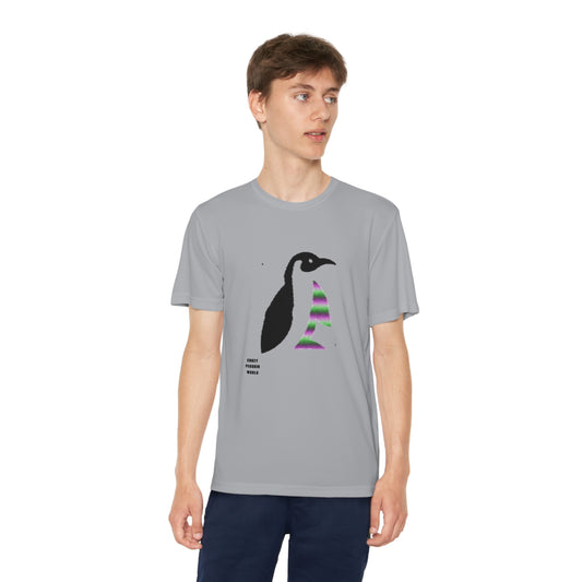 Youth Competitor Tee #1 : Crazy Penguin World Logo