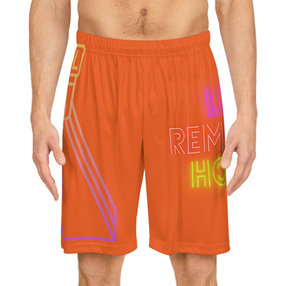 Basketball Shorts: Bowling Orange