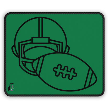 Gaming Mouse Pad: Football Dark Green