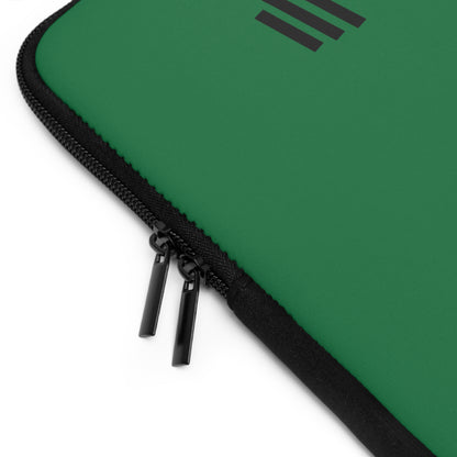 Laptop Sleeve: Weightlifting Dark Green