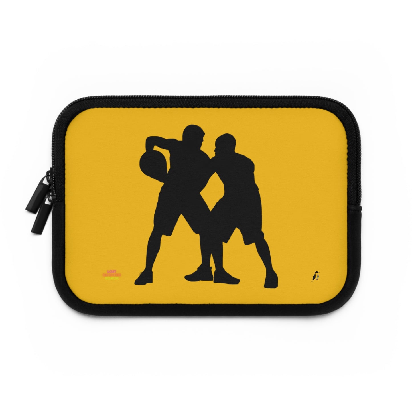 Laptop Sleeve: Basketball Yellow