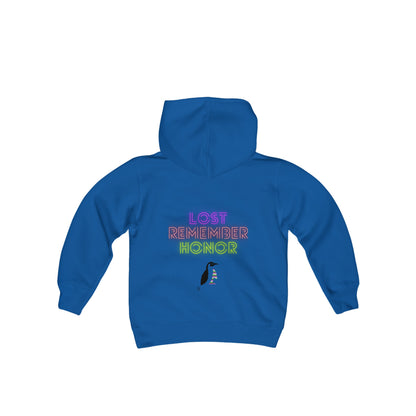 Youth Heavy Blend Hooded Sweatshirt: Soccer