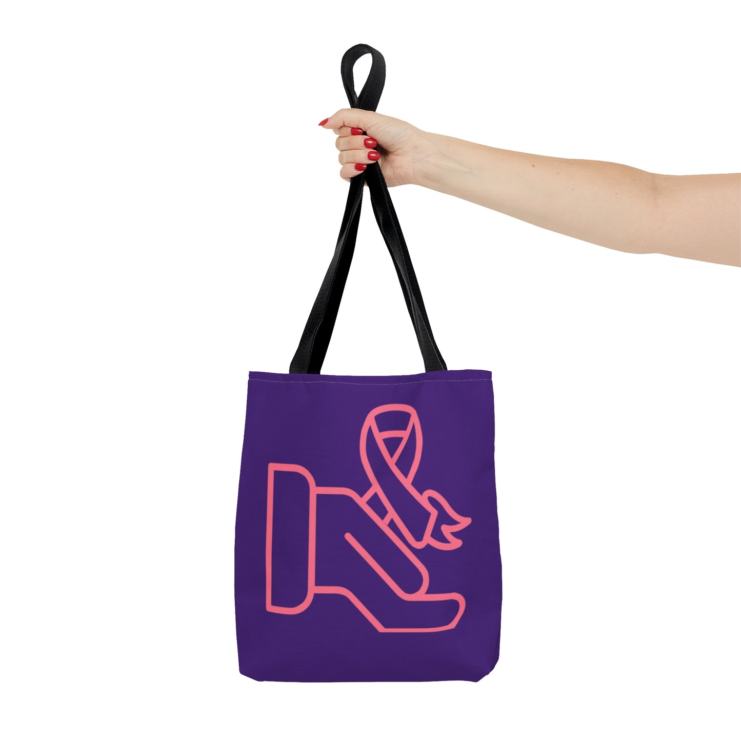 Tote Bag: Fight Cancer Purple