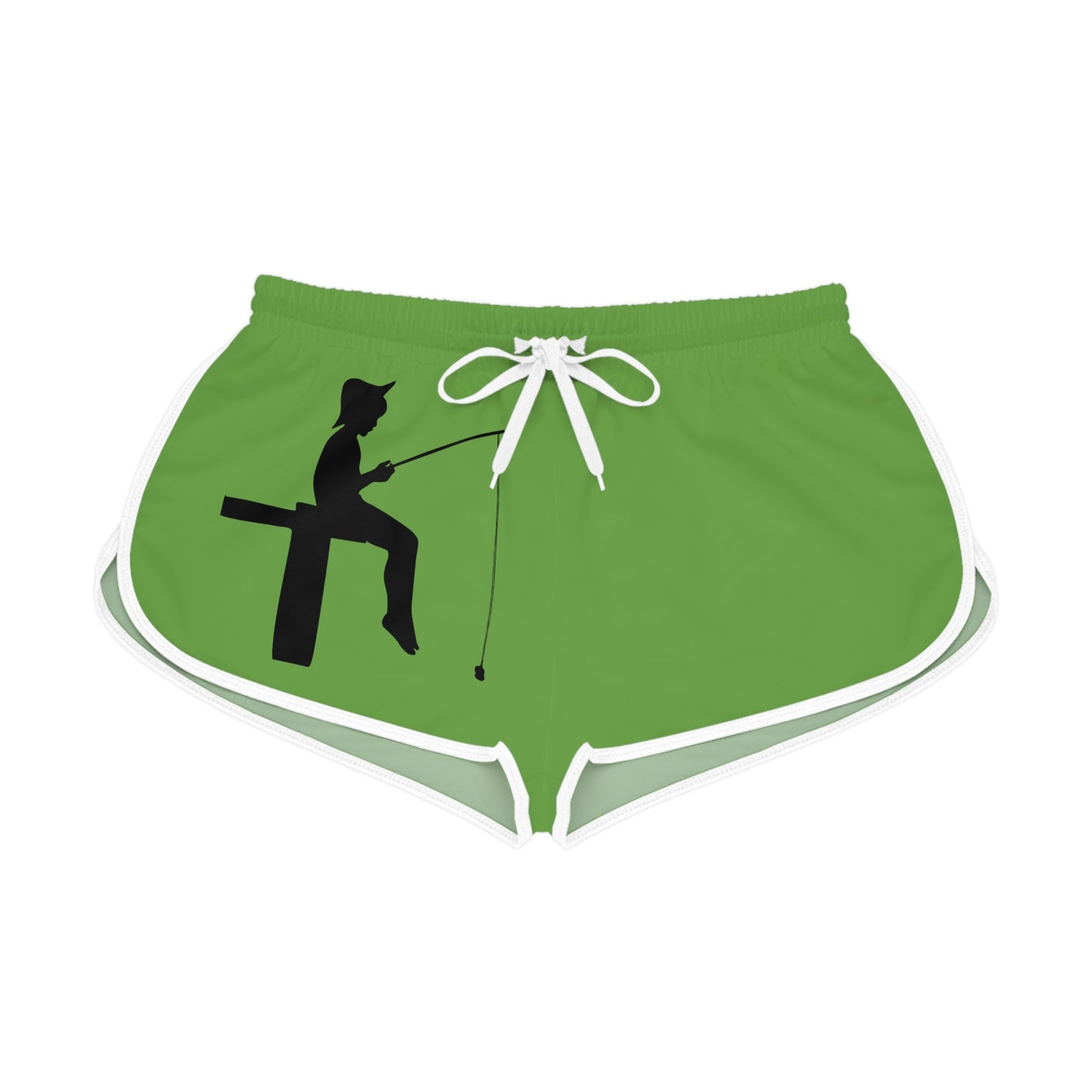 Women's Relaxed Shorts: Fishing Green