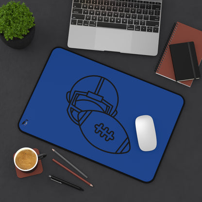 Desk Mat: Football Dark Blue