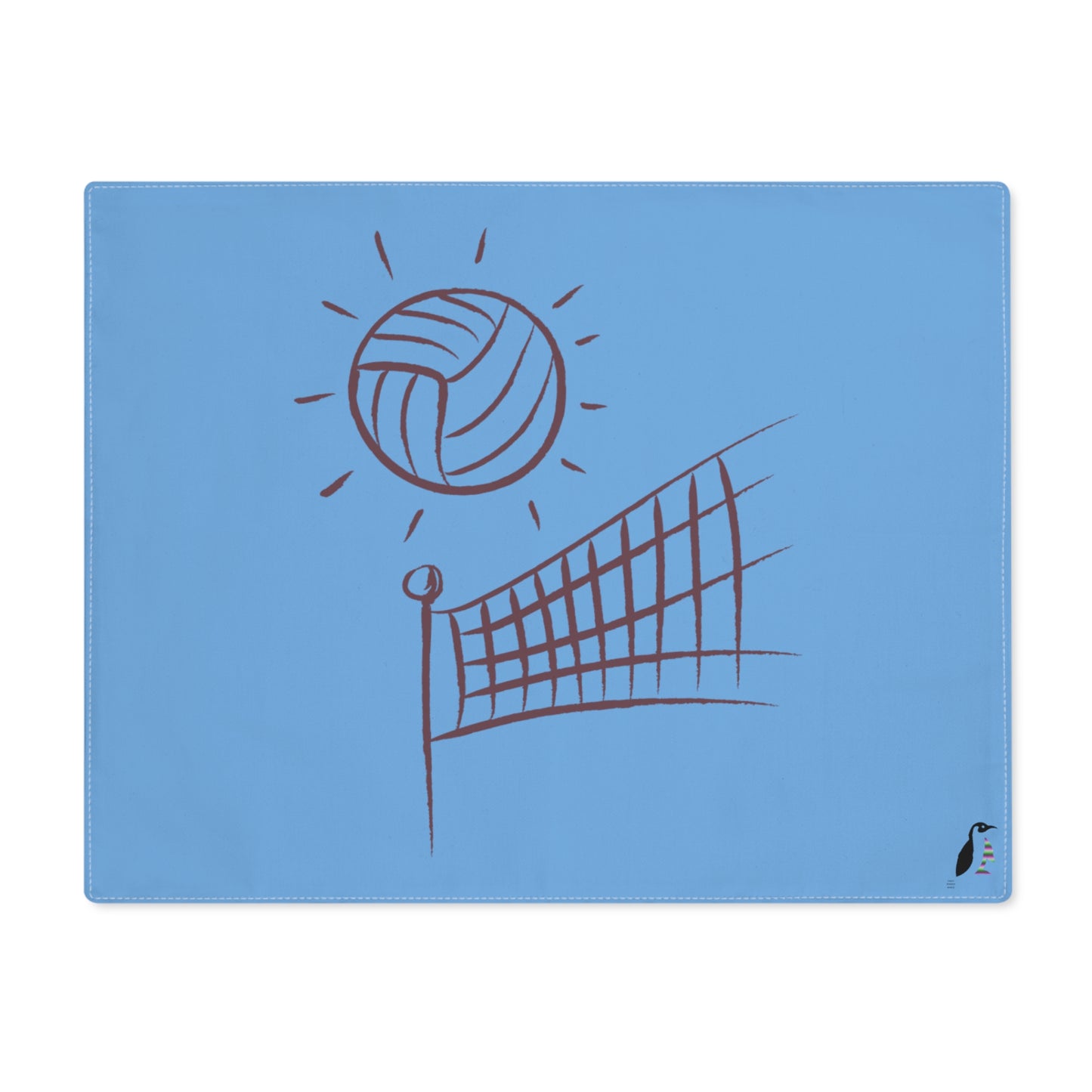 Placemat, 1pc: Volleyball Lite Blue