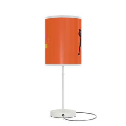 Lamp on a Stand, US|CA plug: Basketball Orange