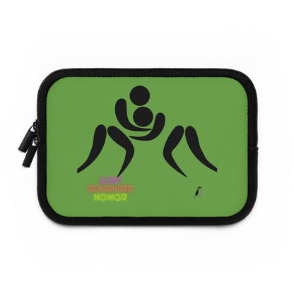 Laptop Sleeve: Wrestling Green